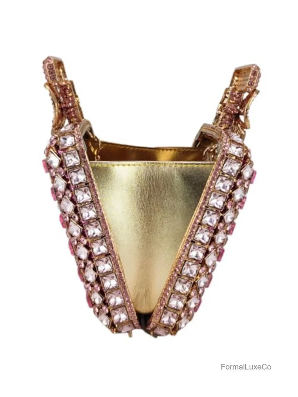 Crystal Rhinestone Perfume Bottle Clutch Purse Evening Handbag Mini Bridal Party